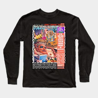 Colourful graphic design magazine Long Sleeve T-Shirt